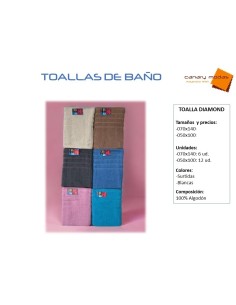 Toalla Diamante ( Barcelo)