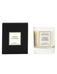 Vela vaso White Flowers 230gr