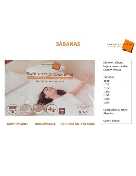 Sabana Bajera Impermeable CM