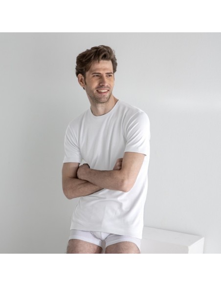 Camiseta termica manga corta hombre 7222