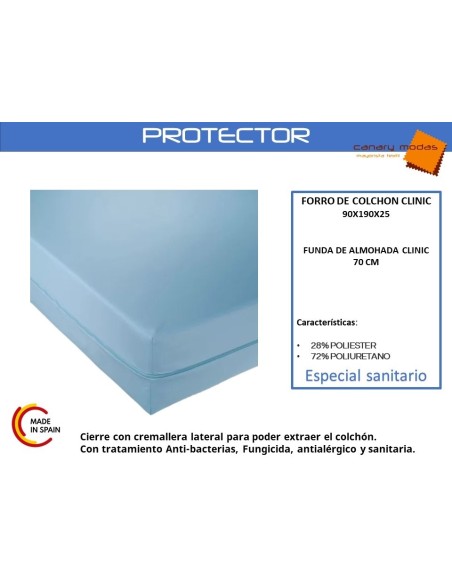 Funda de almohada Clinic 70